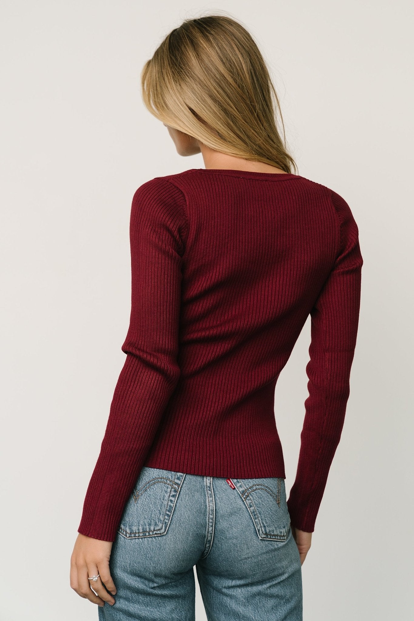 Wendi Ribbed Top | Mulberry - Baltic Born