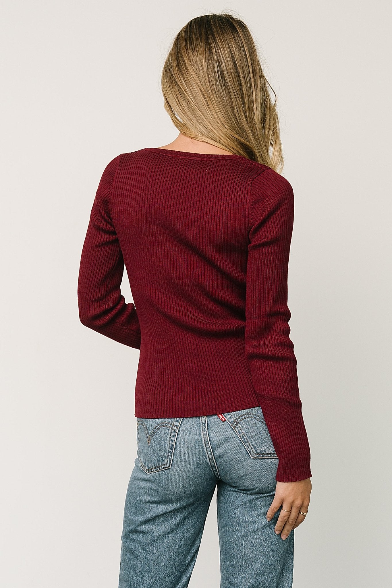 Wendi Ribbed Top | Mulberry - Baltic Born