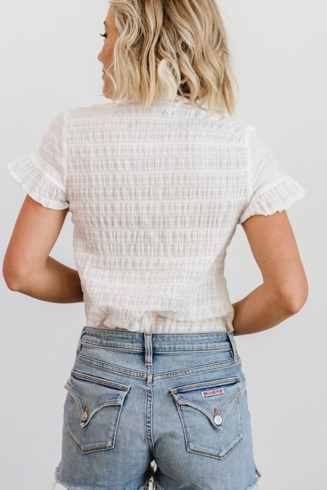 Zara Lace Top | White - Baltic Born