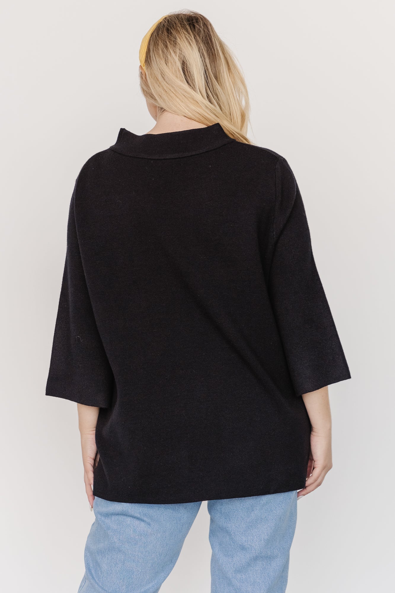 Zola Bell Sleeve Sweater | Black | Baltic Born