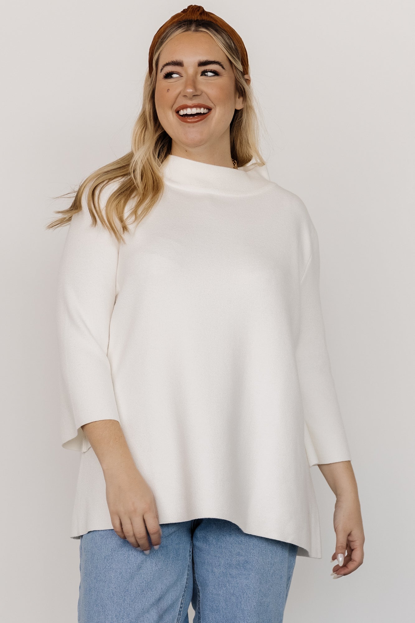 Zola Bell Sleeve Sweater | Off White - Baltic Born