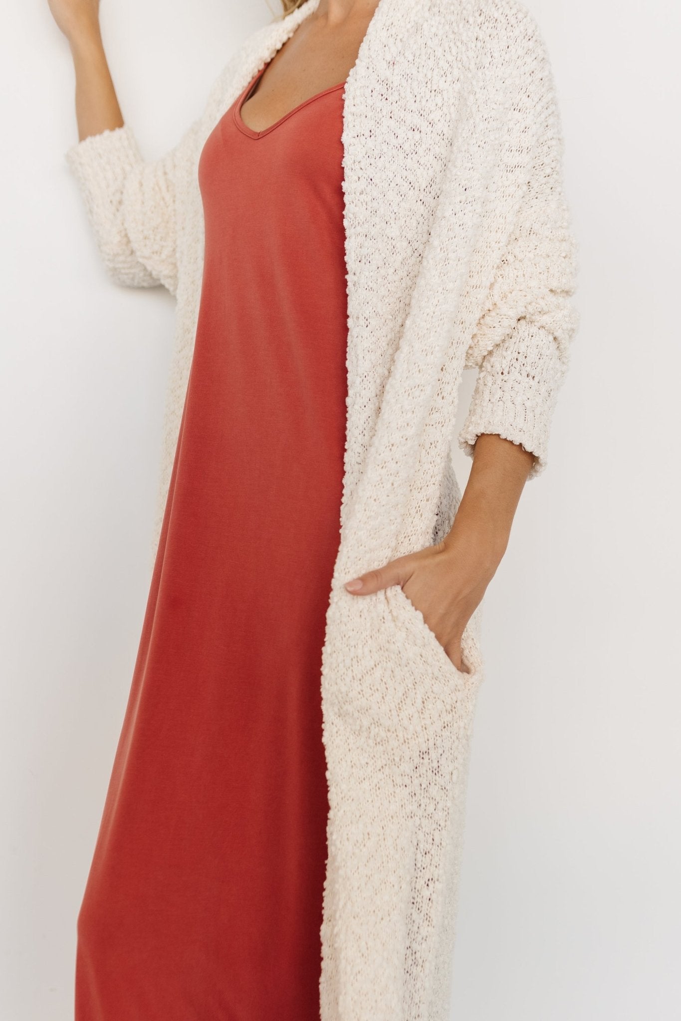 Zonda Long Cardigan | Cream - Baltic Born