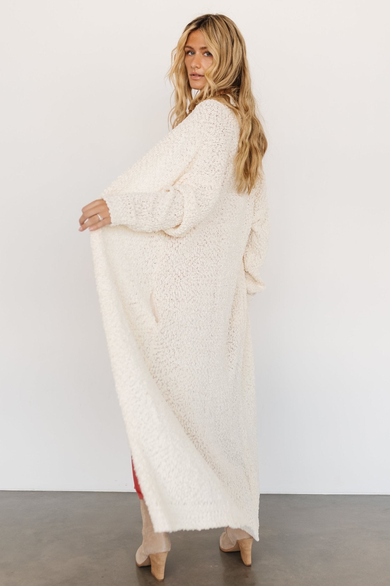 Zonda Long Cardigan | Cream - Baltic Born